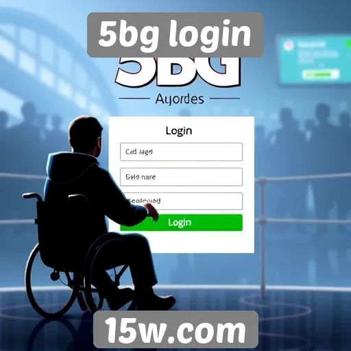 Acessibilidade do site 5bg login para novos jogadores