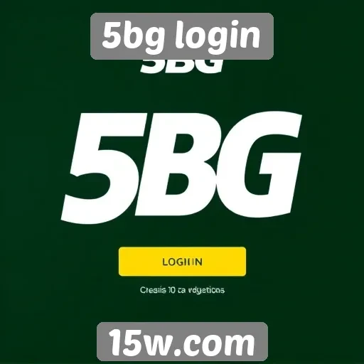 Logo da 5bg login
